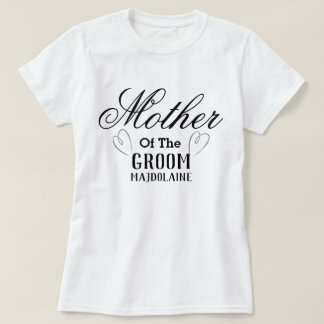 Personalised mother of the Groom T-Shirt