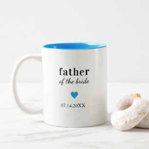 Personalised Mother of the Groom Two-Tone Coffee Mug