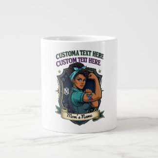 Personalised Mother’s Day Gift – Cute Family Love  Large Coffee Mug