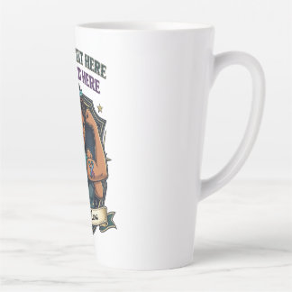 Personalised Mother’s Day Gift – Cute Family Love  Latte Mug