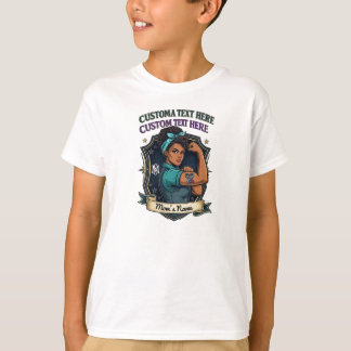 Personalised Mother’s Day Gift – Cute Family Love  T-Shirt
