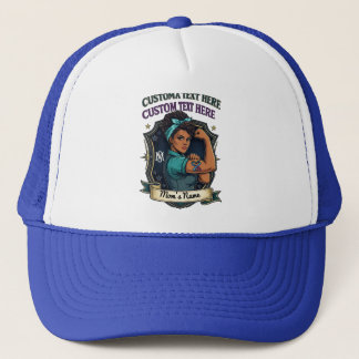Personalised Mother’s Day Gift – Cute Family Love  Trucker Hat