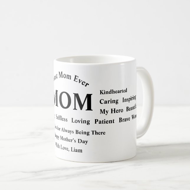 Personalised Mother’s Day Mug (Front Right)
