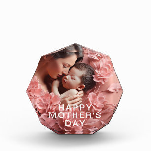 Personalised Mother’s Day Octagonal Photo Block