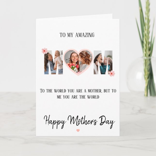 Personalised Mother's Day Card (Front)