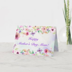 Personalised Mother's Day Cards with Your Message
