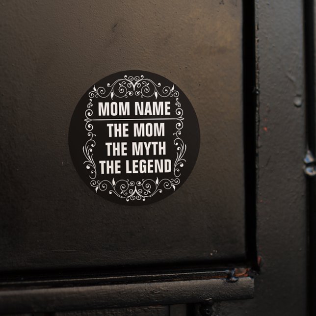 Personalised Mothers day Classic Round Sticker (Creator Uploaded)
