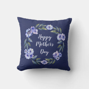Personalised Mother's Day Flowers Cushion