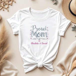 Personalised Mother's Day Gift Proud Mum of T-Shirt