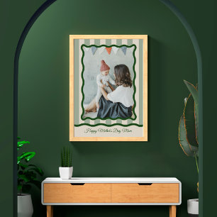 Personalised Mother's Day Gift Trendy Aesthetic  Poster