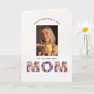 Personalised Mother's Day Greeting Photo Card