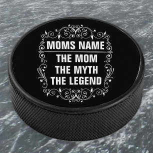 Personalised Mothers day Hockey Puck