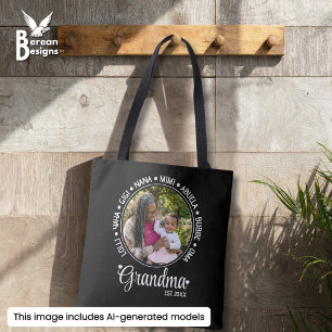 Personalised Mother's Day Nana Mimi Gigi GRANDMA Tote Bag