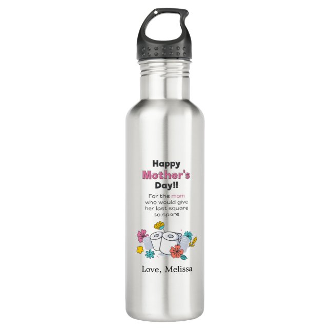 Personalised Mothers Day Pandemic Funny 710 Ml Water Bottle (Front)