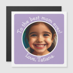 Personalised Mother's Day Photo Best Mum Gift Magnetic Invitation