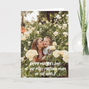 Personalised Mother's Day Photo Card