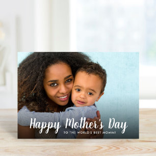 Personalised Mother's Day Photo Card for Mum
