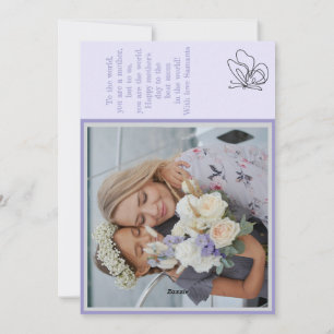 Personalised Mother's Day Photo Collage Flat Card