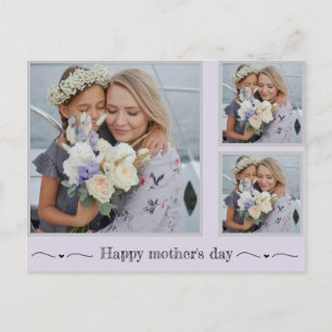 Personalised Mother's Day Photo Collage Postcard
