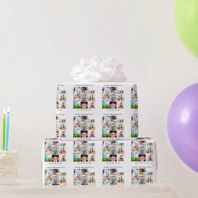 Personalised Mother's Day Photo Wrapping Paper (Party Gifts)