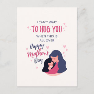 Personalised Mothers Day Social Distance Postcard