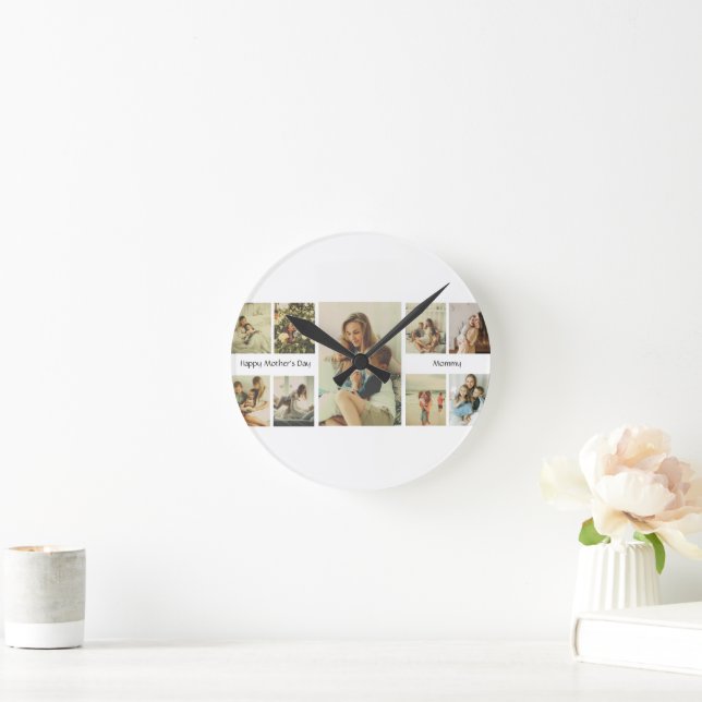 Personalised Mother's Day Wall Clock (Home)