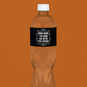 Personalised Mothers day Water Bottle Label