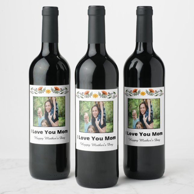 Personalised Mother's Day Wine Bottle Label (Bottles)