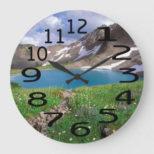 Personalised Motivational Mountain Wall Clock