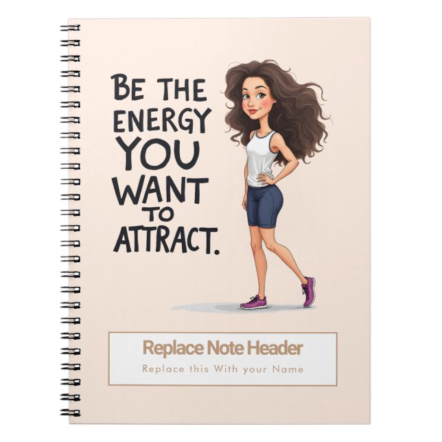 Personalised Motivational Notebook (Front)