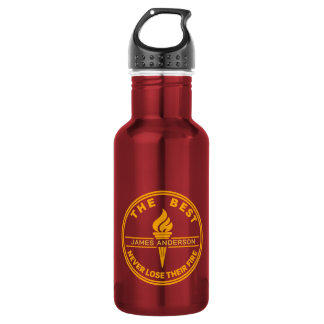 Personalised Motivational Water Bottle Custom Name