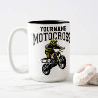 Personalised Motocross Dirt Bike Rider Racing
