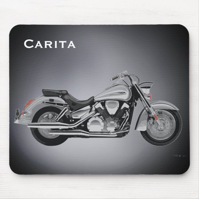 Personalised Motorcycle Mouse Pad (Front)