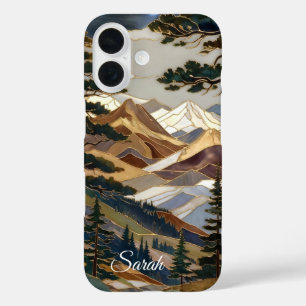 Personalised Mountain Landscape Phone Case