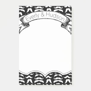 Personalised Moustache Hipster Post-it® Notes