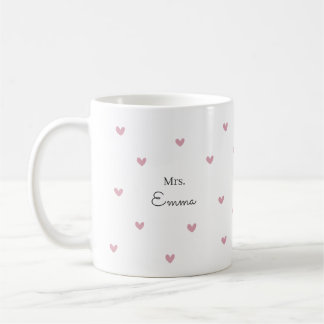 Personalised Mr and Mrs Coffee Mug