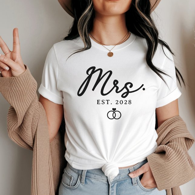 Personalised Mr. & Mrs. Shirts | Wedding Gift (custom Mr and Mrs shirts, bride and groom shirts, husband and wife gift, personalized wedding shirts)