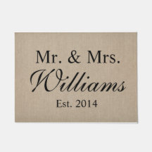 Personalised Mr. & Mrs. Wedding