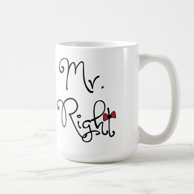 Personalised Mr. Right Mug (Right)