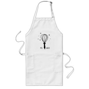 Personalised Mrs. Baker Long Apron