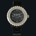 Personalised Mrs. Wife Bride His Hers Newly Weds Watch<br><div class="desc">A classic monogram for Mr. and Mrs. for newly weds established couples mum dad girlfriend or boyfriend. A perfect last minute fashion watch gift idea. Mr. and Mrs. Husband Wife His Hers Newly Weds on a custom gift to wear or to share. Use the "Ask this Designer" link to contact...</div>