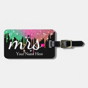Personalised Mrs. Wife Bride Newly Weds Luggage Ta Tag