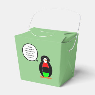 Personalised Ms Penguin African Diaspora Talking Favour Box