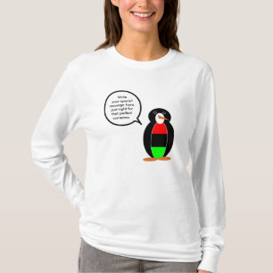 Personalised Ms Penguin African Diaspora Talking T-Shirt