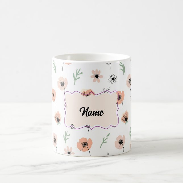 Personalised Mug, Custom made mug, Mug with name,  (Center)