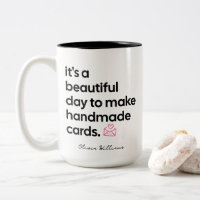 Personalised Mug for Crafty Handmade Card Maker