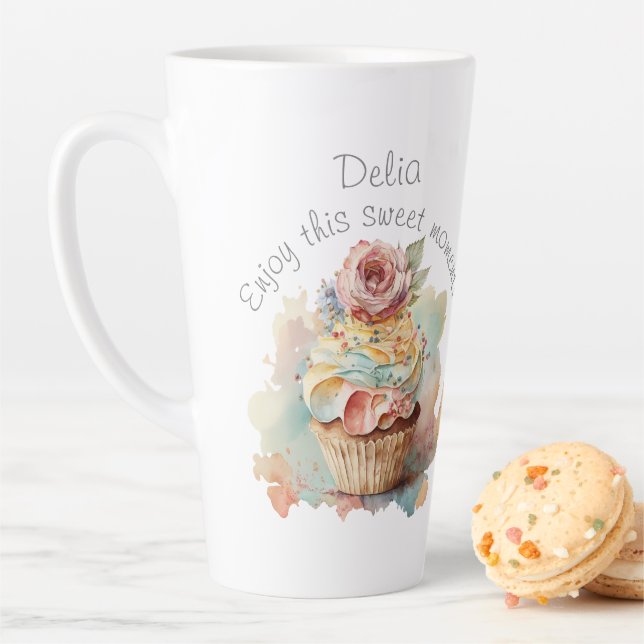 Personalised mug. Gift for her. Cupcake mug (In Situ)