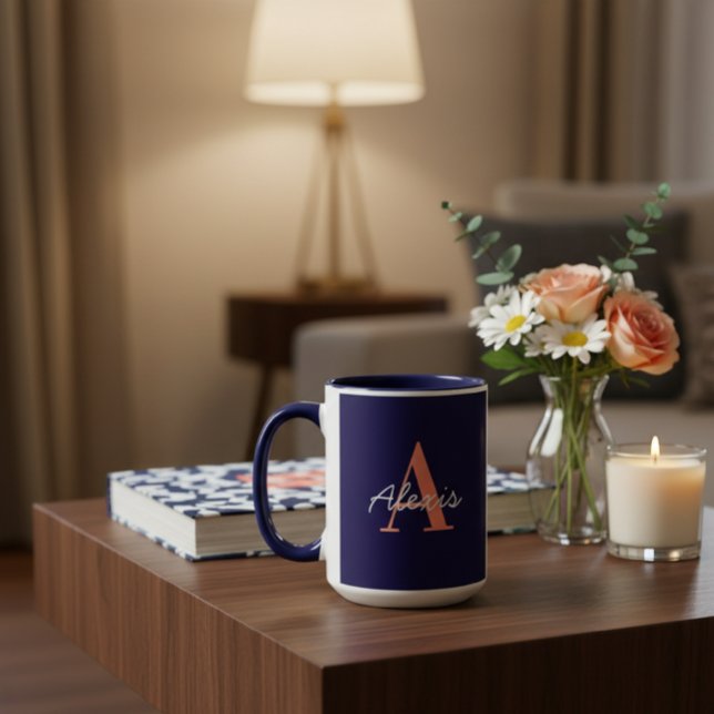 Personalised Mug | Initial and Name Mug | Custom  (Creator Uploaded)