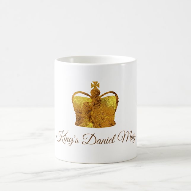 Personalised Mug Kings Crown (Center)