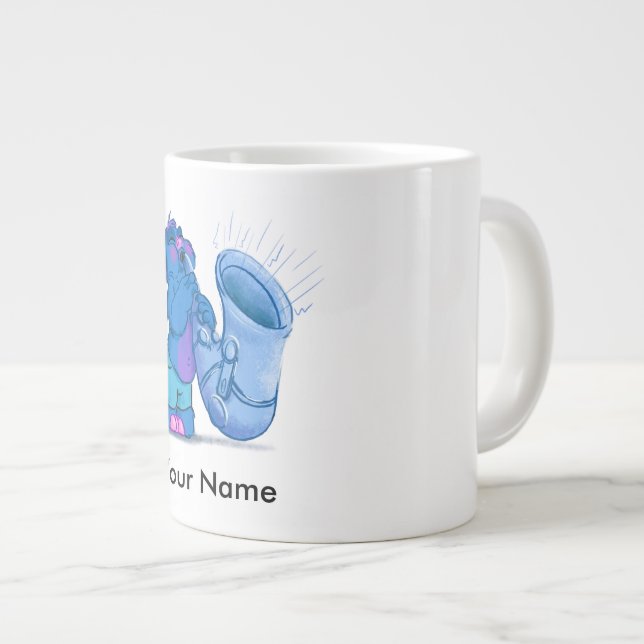 Personalised mug with "N" Monster Character (Front Right)